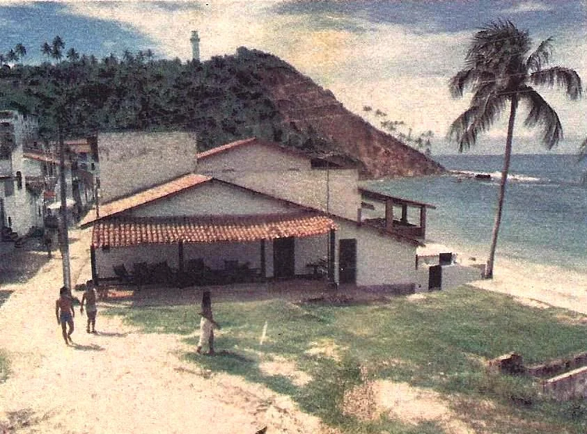 Primeira Praia de Morro de São Paulo em 1988